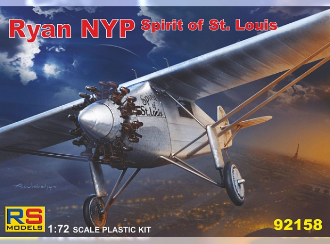 Сборная модель Ryan NYP "Spirit of St. Louis"