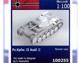 Сборная модель Немецкий лёгкий танк Pz.Kpfw. IIC