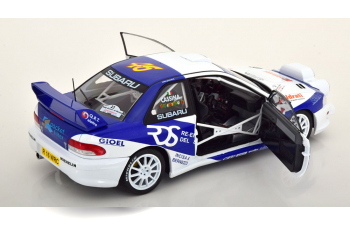 SUBARU Impreza S5 Wrc99 (night Version) №8 Rally Azimut Di Monza (2000) Valentino Rossi - C.Сassina, White Blue