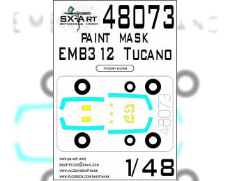 Маска окрасочная EMB312 Tucano (Hobbyboss)