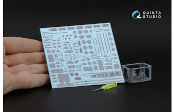 Набор экстерьера Су-30СМ: накладки, лючки и панели, ствол пушки, ОЛС и штанга дозаправки (Звезда)