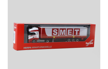 Iveco S-Way Semitrailer „Smet“, white / red