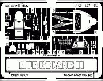 Фототравление для Hurricane Mk. II