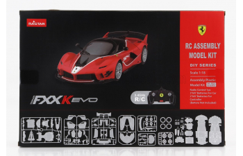 Сборная модель RC FERRARI Fxx-k Evo N54 (2018) - Model-kit, Red Black