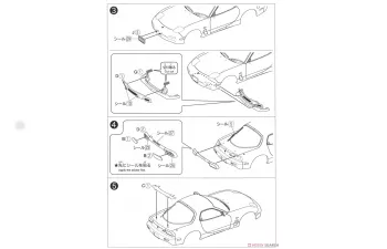Сборная модель Mazda RX-7 Infini FD3S (Montego Blue Mica)
