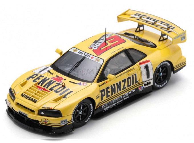 NISSAN Skyline Gt-r (r34) N 1 Winner Gt500 Jgtc Season (1999) Erik Comas - Satoshi Motoyama, Yellow