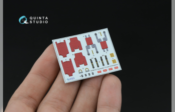 Декаль интерьера кабины Kawasaki T-4 (Hasegawa) (с 3D-печатными деталями)