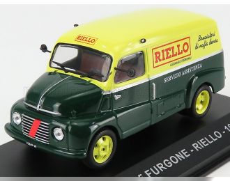 FIAT 615 Furgone Van Riello 1953, Green Yellow