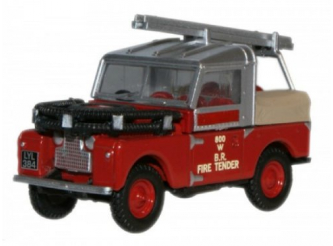 LAND ROVER 88" Fire Appliance British Rail (1955), red