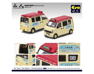 SUZUKI Every *Private Tiny Bus*, cream / red 2018