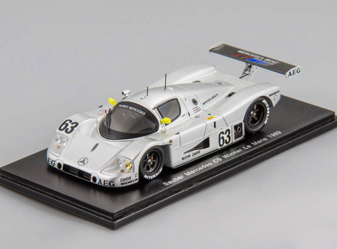 MERCEDES-BENZ SAUBER C9 #63 Winner Le Mans J. Mass - S. Dickens - M Reuter (1989), white