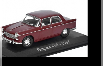 PEUGEOT 404 (1965), dark red