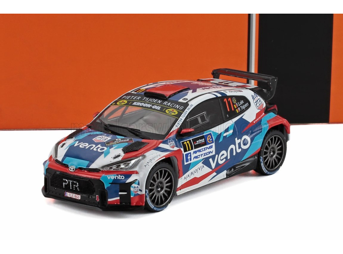 TOYOTA Gr Yaris Rally2 Team Autostal Duindistel №11 Rally Ypres (2024) Freddy Loix - Pieter Tsjoen, Blue White Red