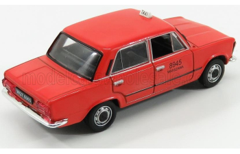 POLSKI FIAT 125p Taxi 8945 Warszawa (1969), Red