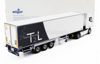 DAF Xg Truck Semi-frigo T2l Transports (2021), White Blue