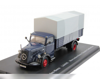 MERCEDES-BENZ L6600 Truck with canvas, blue