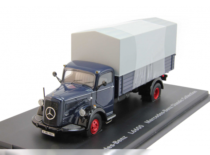 MERCEDES-BENZ L6600 Truck with canvas, blue