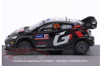 TOYOTA GR Yaris Rally1 Hybrid №69 Rallye Sweden Kalle Rovanperä, Jonne Halttunen (2024)