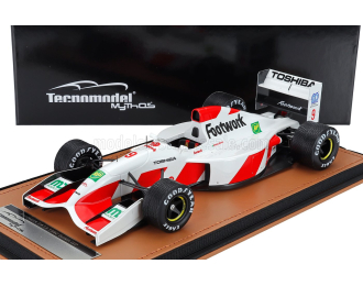 FOOTWORK F1 Fa13 Mugen Honda N 9 Spain Gp With Rain Tires 1992 Michele Alboreto, White Red