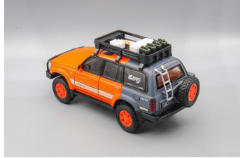 TOYOTA Land Cruiser 80 (Safari Edition), оранжевый, 21 см