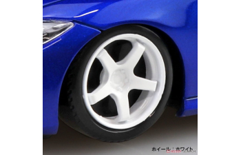 Сборная модель Nissan RZ34 Fairlady Z Custom Wheel, seiran blue