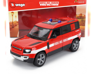 LAND ROVER New Defender 110 Vigili Del Fuoco (2022), Red White