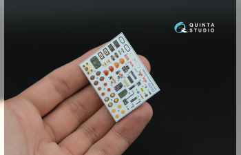 3D Декаль интерьера кабины для семейства Humvee (ICM)