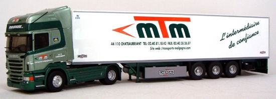 SCANIA Serie R New Semi Frigo Chereau Transports Malgogne, grey