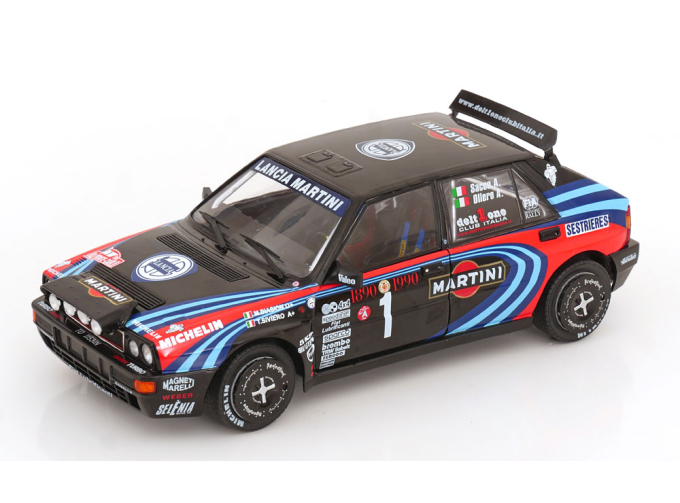 LANCIA Delta Integrale HF №1 Tribute to Biason  Rally Monte Carlo, Sacco/Ollero (1990)