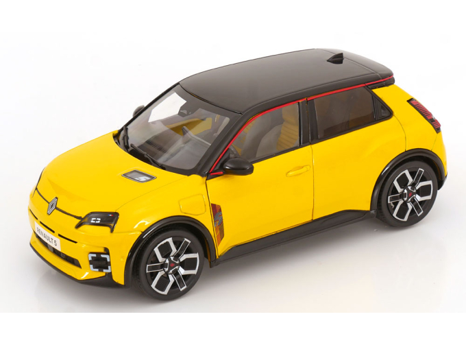 RENAULT 5 E-Tech (2024), Pop Yellow Black