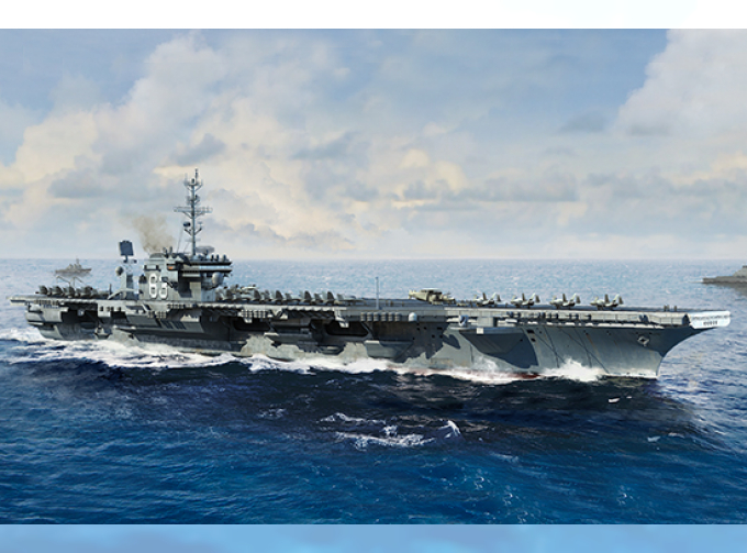 Сборная модель USS Kitty Hawk CV-63