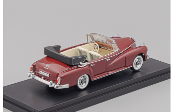 MERCEDES-BENZ 300D Cabriolet (1958), dark red