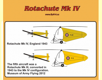 Сборная модель Rotachute Mk IV