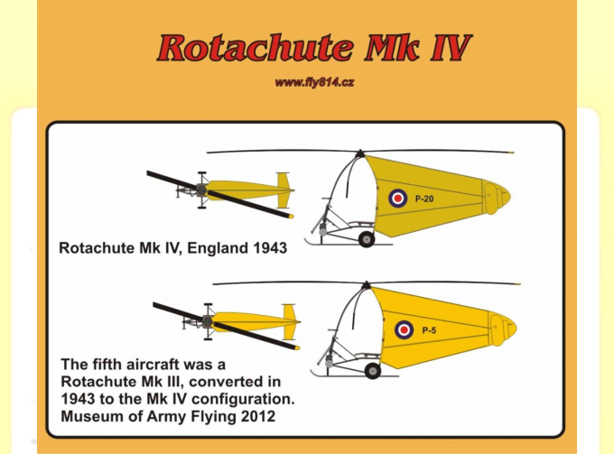 Сборная модель Rotachute Mk IV