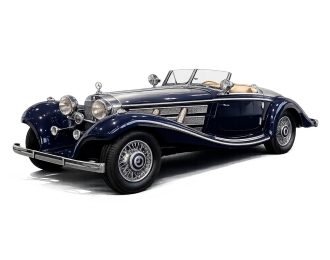 MERCEDES-BENZ 500K Spezial Roadster Cabriolet Open (1935), blue