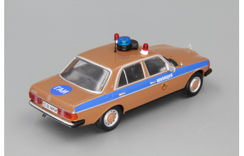 (Уценка!) MERCEDES-BENZ W123 ГАИ города Москва СССР, Полицейские Машины Мира 59, коричневый