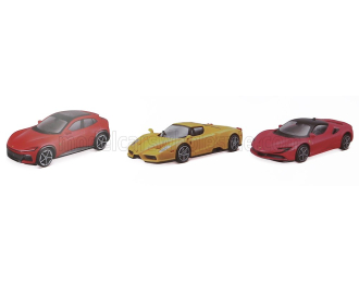 Набор из трех моделей FERRARI Purosangue - Enzo - SF90 Stradale (2024)