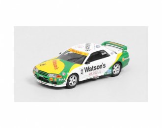 NISSAN Skyline Gt-r (r32) Gr.2 Team Watson's №2 Rhd Macau Gp (1991) A.Skaife, White Green Yellow