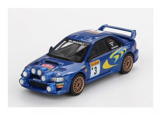 SUBARU Impreza WRC98 №3 (night version) Rally Monte-Carlo McRAE - Nicky Grist (1998), blue
