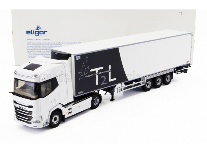 DAF Xg Truck Semi-frigo T2l Transports (2021), White Blue