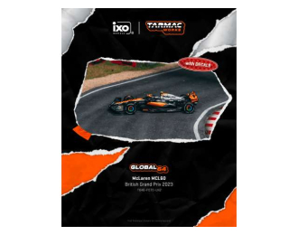McLaren MCL60 Lando Norris British Grand Prix 2023, black/orange