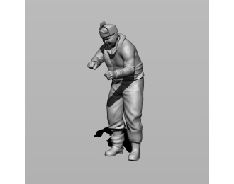 Фигура Бомж, окрашенная