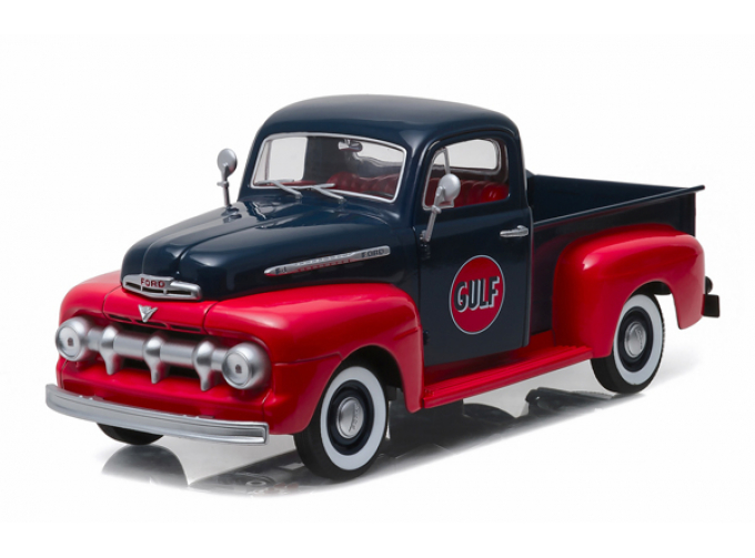 FORD F-1 пикап "Gulf Oil" 1951 Red/Dark Blue