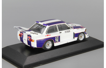 BMW 320i Grp. 5 R. Peterson DRM #21 (1977), white / blue