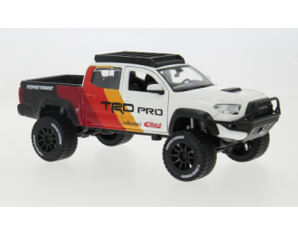 TOYOTA Tacoma TRD PRO, white / red