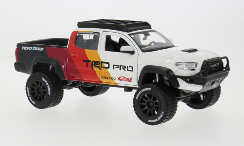 TOYOTA Tacoma TRD PRO, white / red