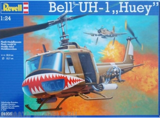 Сборная модель Вертолет Bell UH-1B