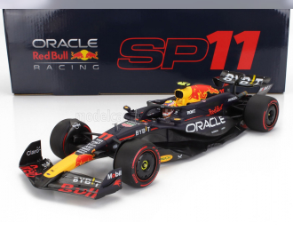 RED BULL F1 Rb20 Team Oracle Red Bull Racing №11 Season (2024) Sergio Perez, Blue Yellow Red