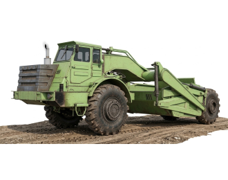 Сборная модель Советский Самоходнй скрепер МОАЗ-546П-Д-375П