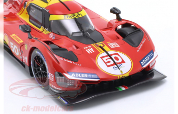 FERRARI 499P 6th 1812km Qatar WEC 2024 & Winner 24h LeMans Miguel Molina, Nicklas Nielsen, Antonio Fuoco (2024)